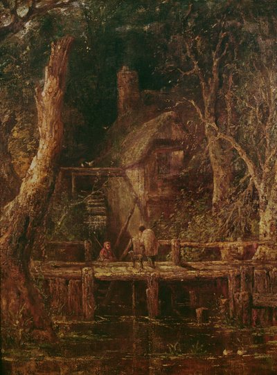 Watermolen door John Constable